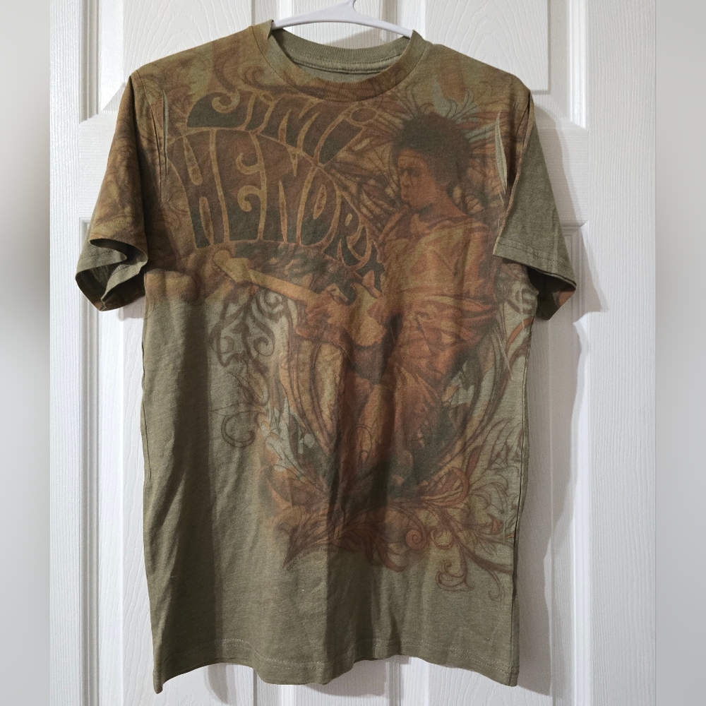 Y2K Jimi Hendrix Graphic Band Tee (2007), Unisex Size Small, EUC!